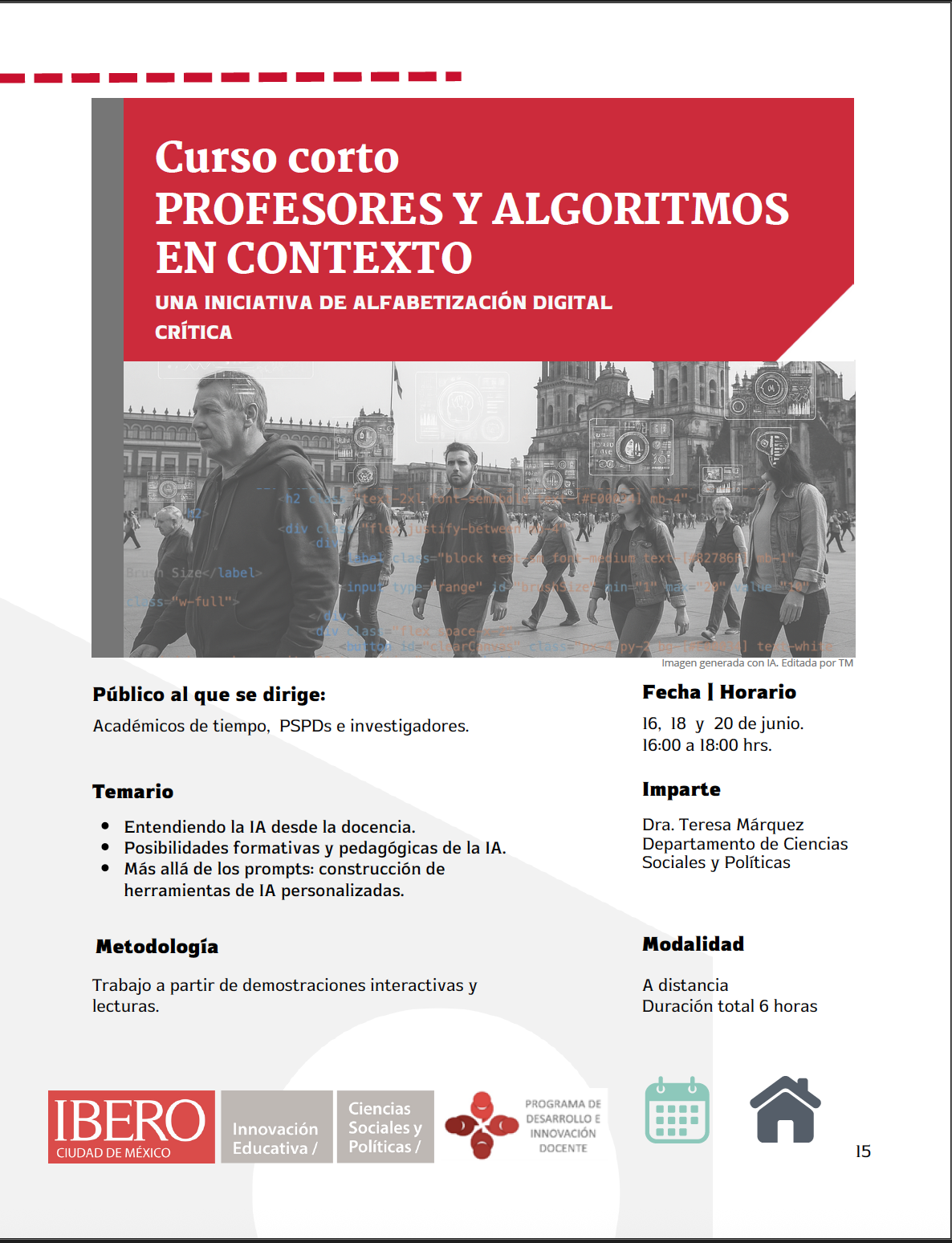 Profesores y Algoritmos